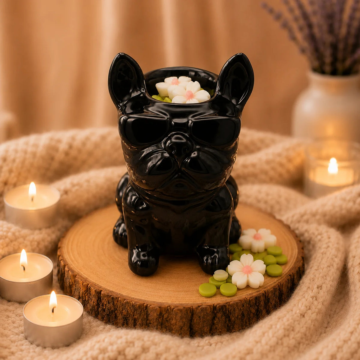 Quemador cerámico Bulldog Negro (OUTLET)