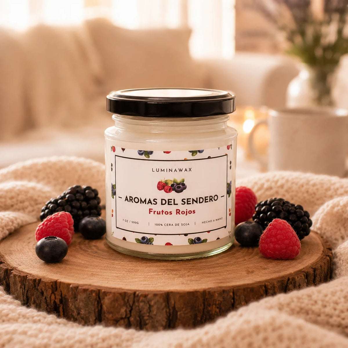 Vela Aromas del Sendero - Frutos Rojos