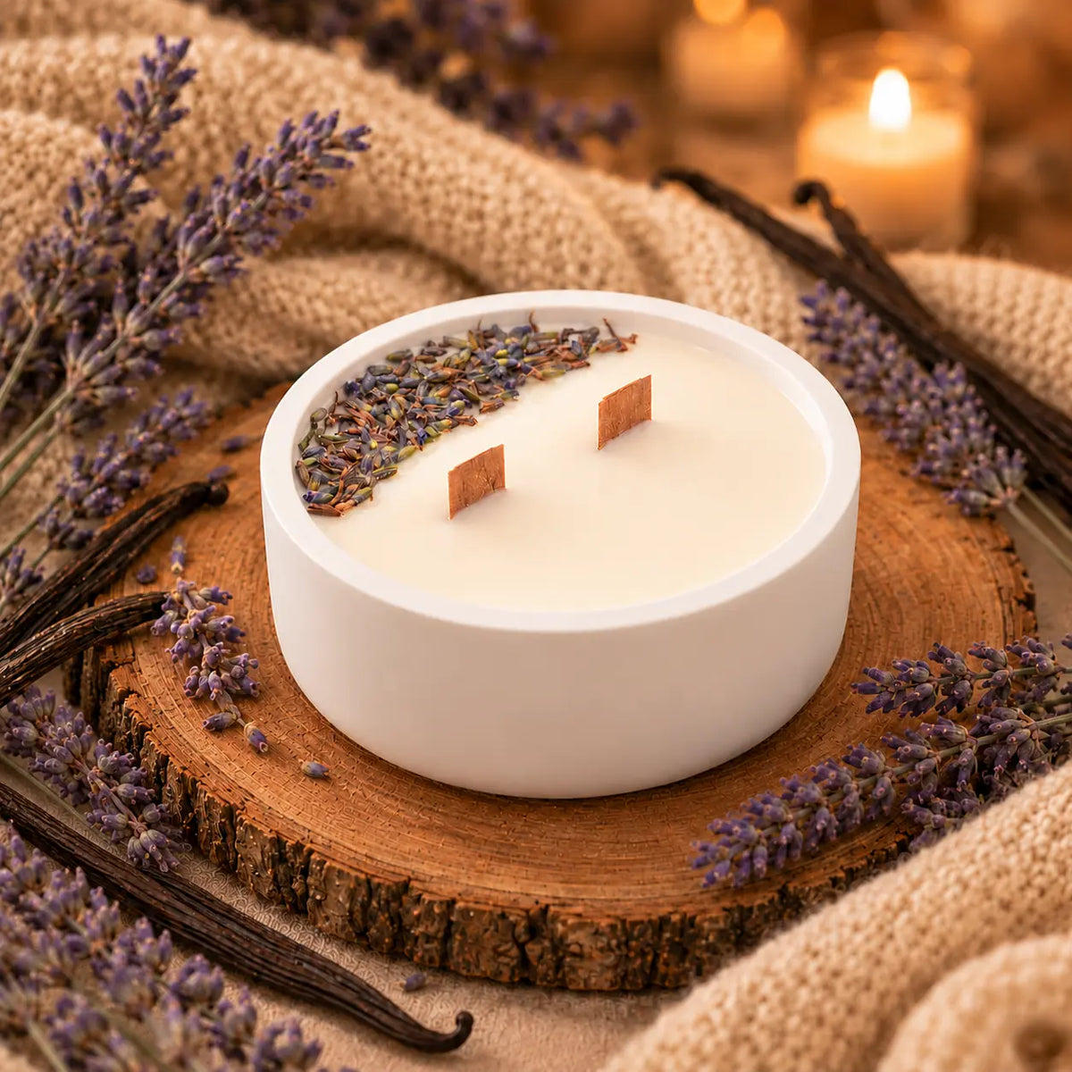 Vela Alma de Campo - Lavanda en Resina