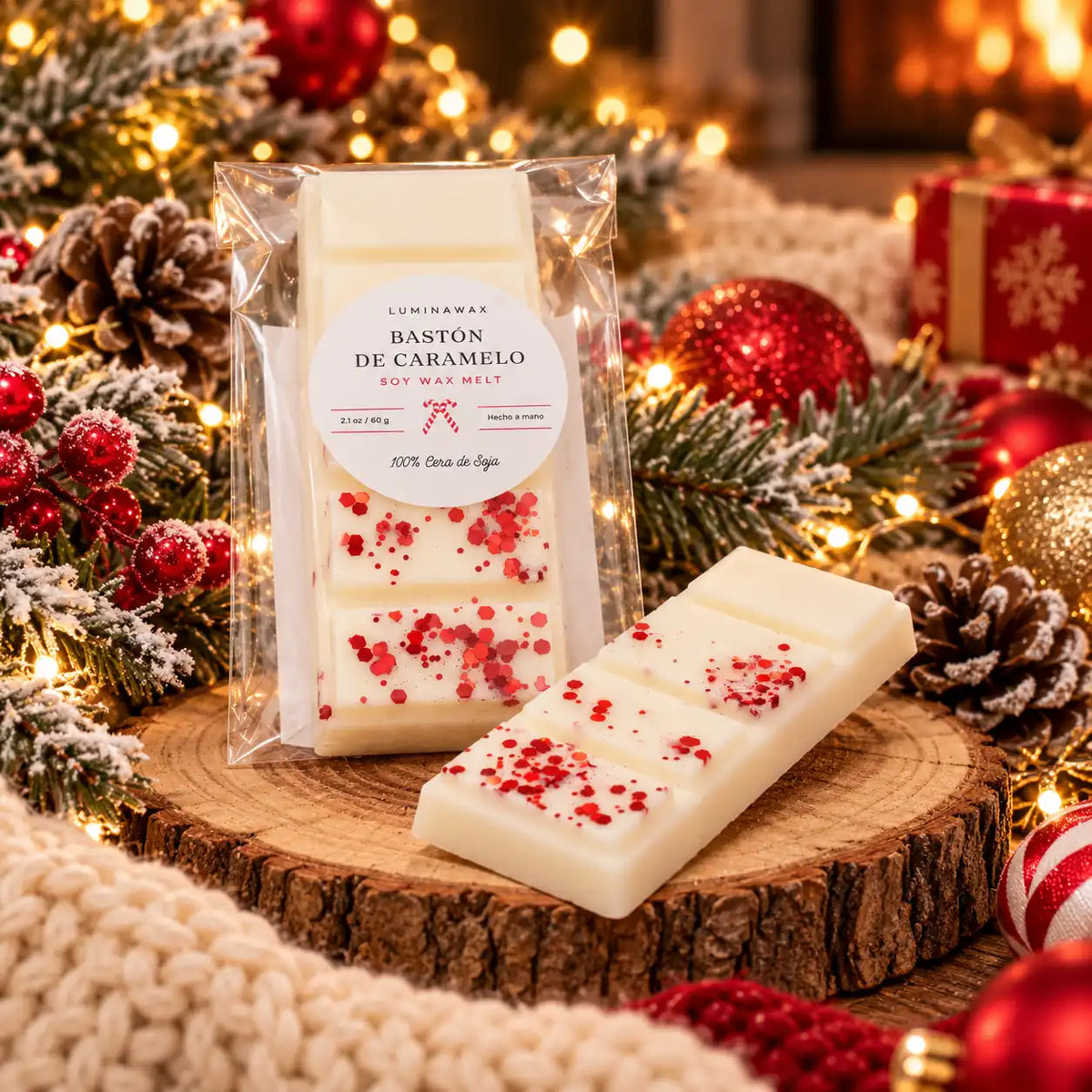 Wax Melts Tableta Bastón de Caramelo